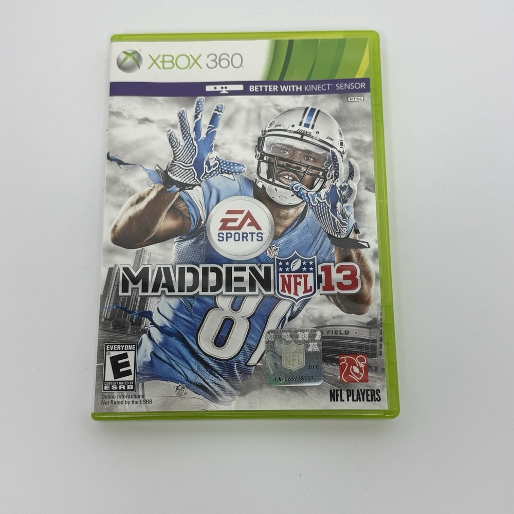 Madden NFL 13 (Microsoft Xbox 360, 2012) CIB Tested‎ Working